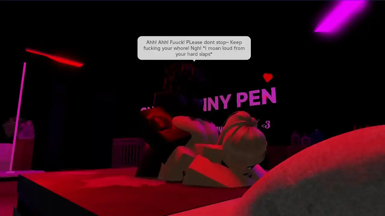 Nasty white bitch enters the hood surrounded by thugs and I decided to show her why she shouldn't carelessly wander the streets - Roblox